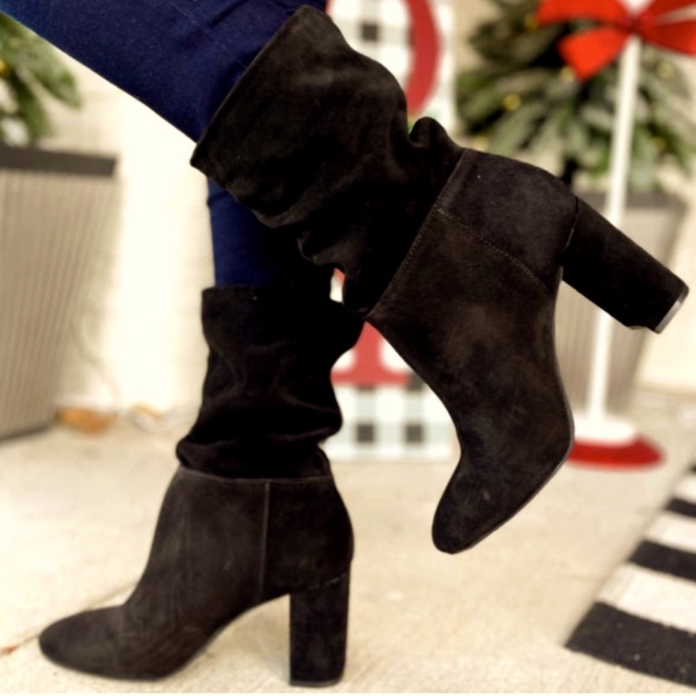 Chinese Laundry Black Kipper Split Booties Size 9 New w/o box